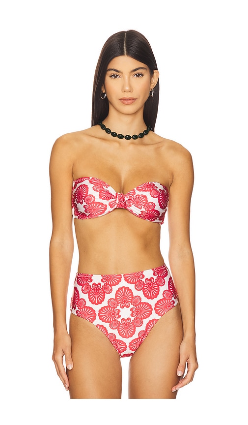 Barbara Bikini Top in Red. - size XL (also in L, M, S, XS)