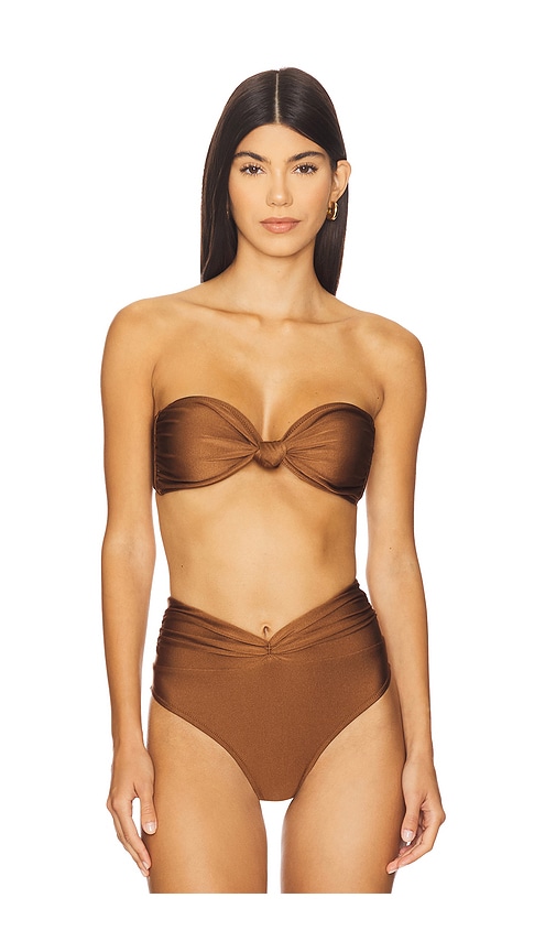 Maren Bikini Top in Brown. - size S (also in XS)