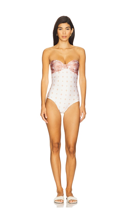 Aloe One Piece in Ivory. - size S (also in M, XS)