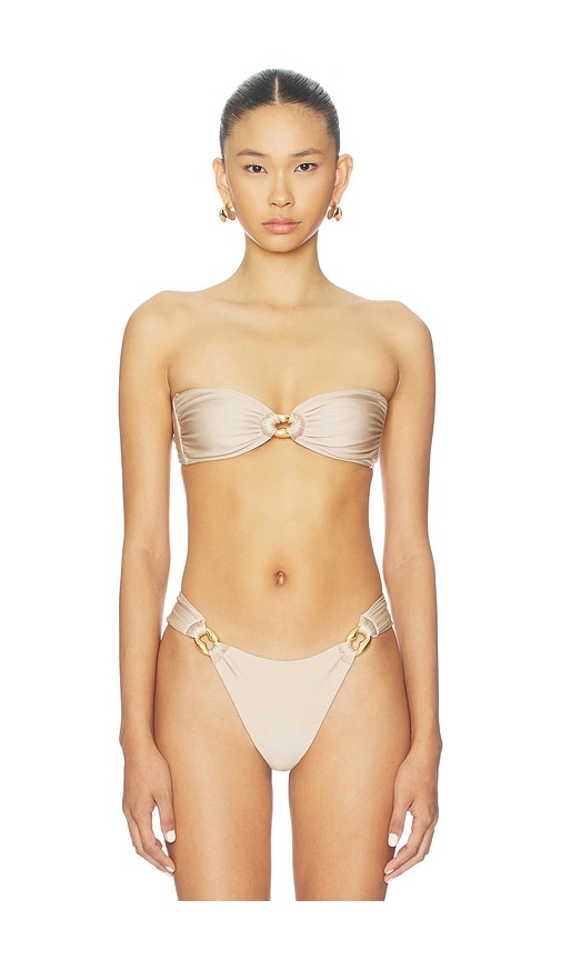 Shani Shemer Nyx Bandeau Bikini Top