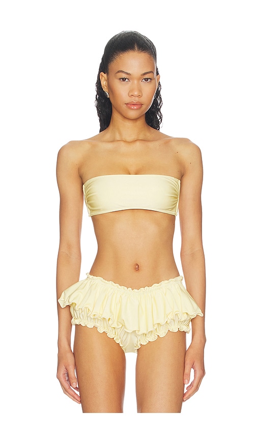 Renu Bikini Top by Shani Shemer in Butter