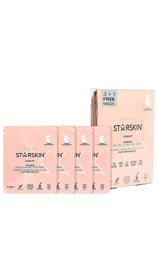 Starskin Close-up Firming Bio-cellulose Second Skin Face Mask Value Pack In N,a