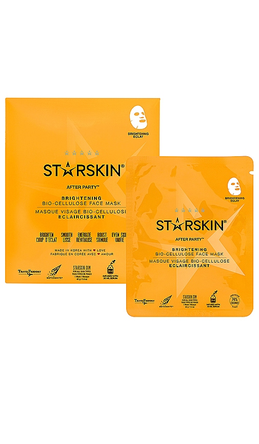  Starskin Mascara Facial Coconut Bio Cellulose Second Skin After Party Face Mask En Color Belleza: Na Talla All . 