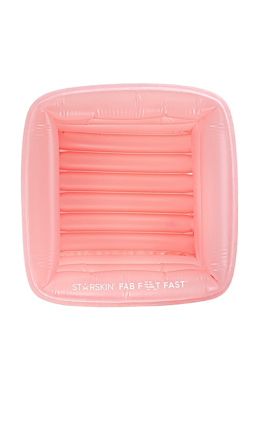  Starskin Fab Feet Fast Inflatable Pedicure Soak Bath In Pink. 