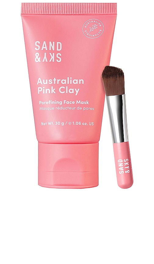 Recollection Festival flaske Sand & Sky Travel Australian Pink Clay Porefining Face Mask | REVOLVE