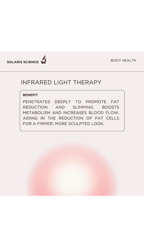  Solaris Laboratories Ny Cinturón Led Visispec Body Ir+led Slimming Belt En Color Belleza: Na Talla All . 
