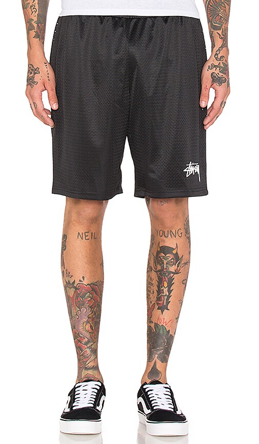stussy mesh shorts