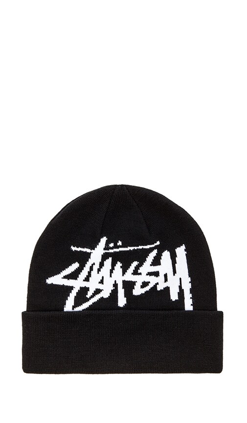stussy logo beanie