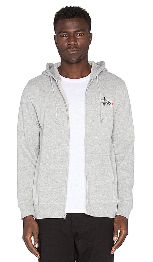 basic st¨¹ssy zip hood