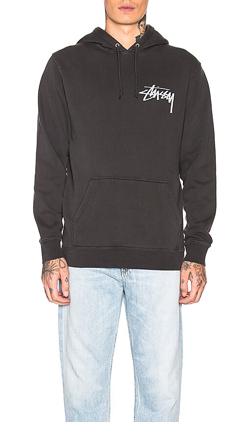 stussy gray hoodie