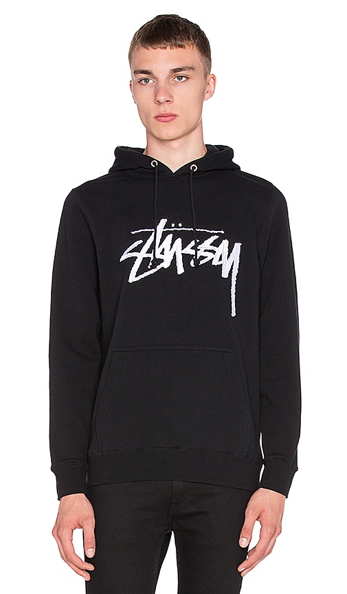 stussy embroidered sweatshirt