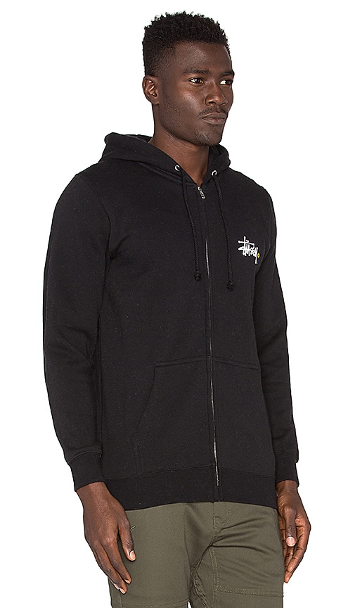 basic st¨¹ssy zip hood