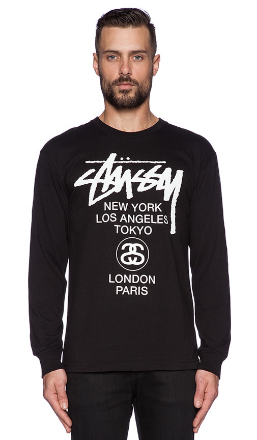 WORLD TOUR BLACK LS TEE – Quadrant