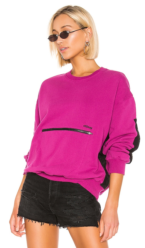 Simone Pocket Fleece Crew Sweater