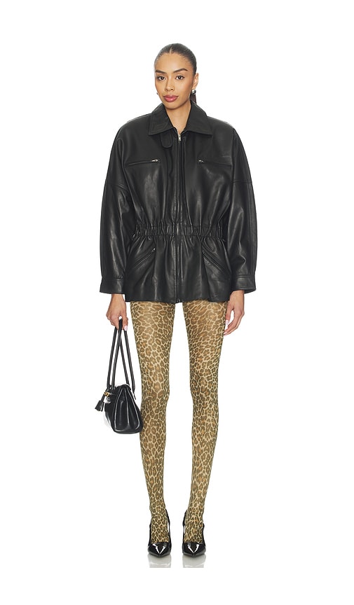 Swedish Stockings Softa Leo Tights In Animal Print