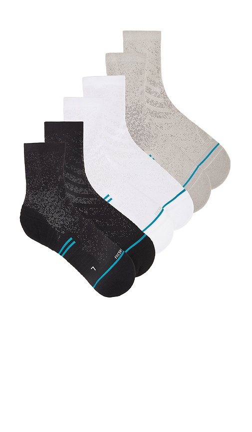 Stance Run Light Crew 3 Pack Socks in Multi