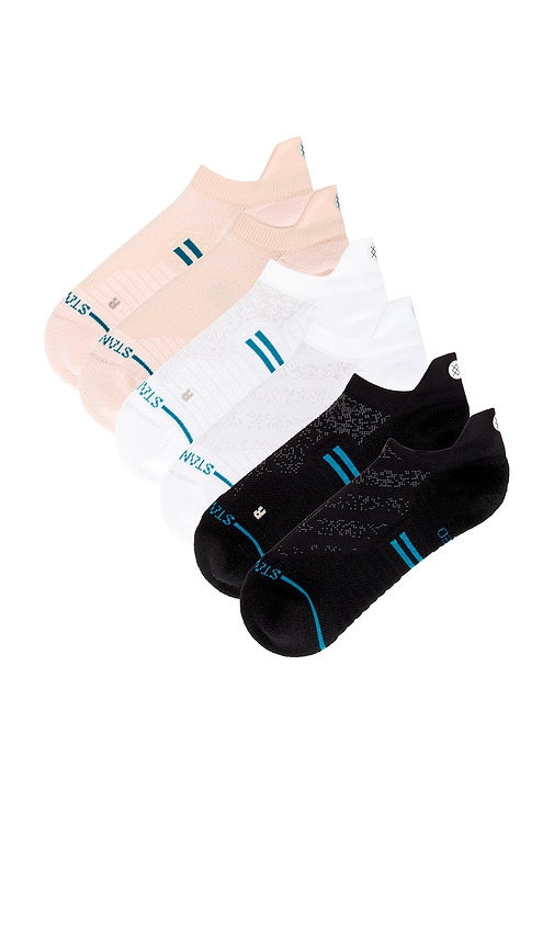 Shop Stance Athletic Tab 3 Pack Socks In 粉色