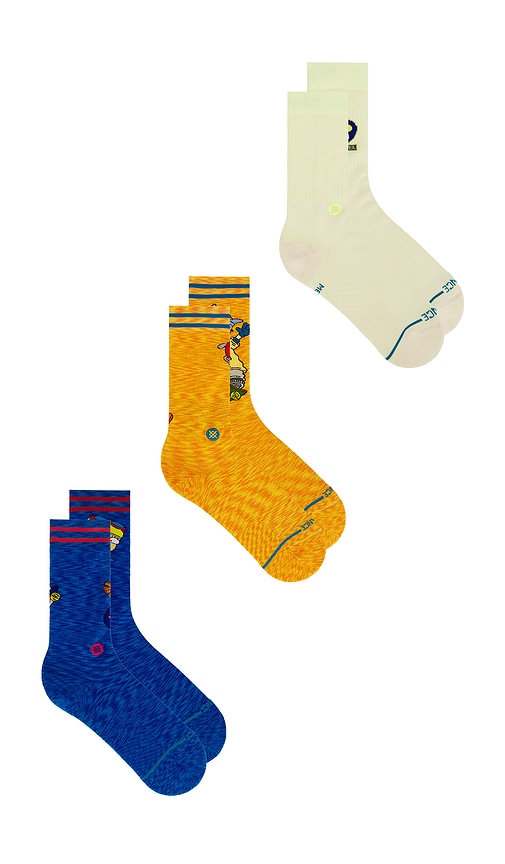 Stance Rocket Power Socks Box Set In Purple