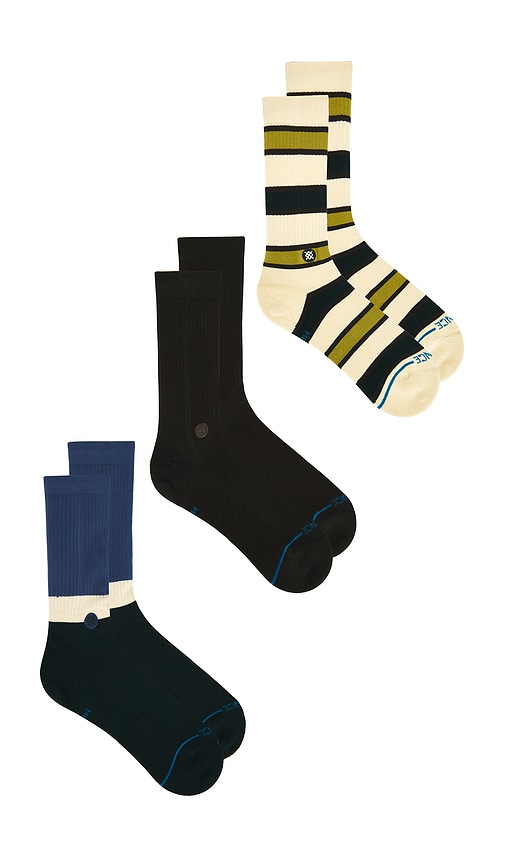 Stance The Devon Crew 3 Pack Socks