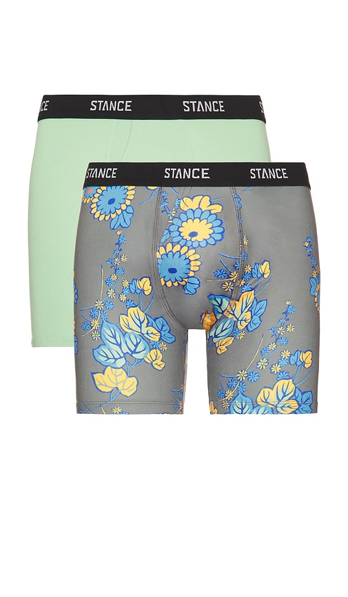 Stance Bloombox 2 Pack Boxer Brief Set In Gold