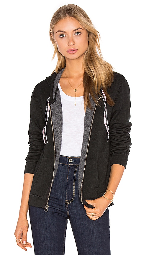 Stateside Viscose Fleece Hoodie in Black | REVOLVE