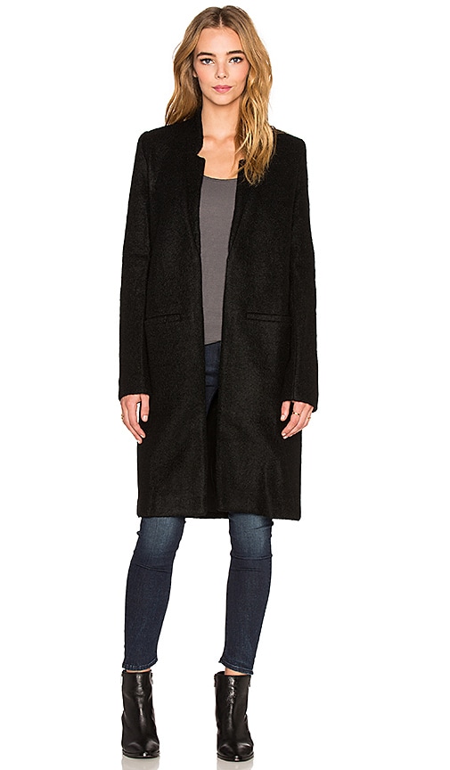 LPA Giovanna Coat in Black & Taupe