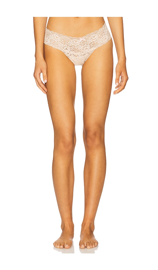 Obsessed Thong in Nude. - size XS (also in L, M, S, XL)