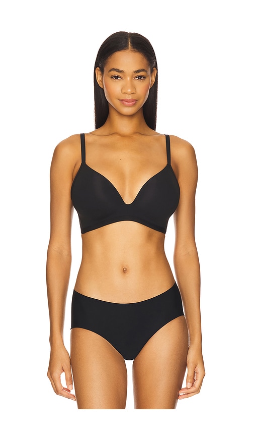 Prestige Wireless Push-Up Bra in Black. - size 36D (also in 32B, 32C, 32D, 34B, 34C, 34D, 36B, 36C)