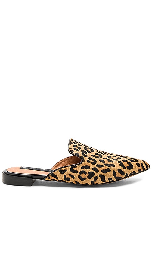 leopard pony hair flats