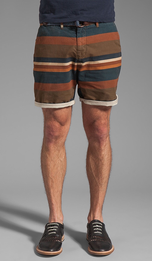 Patterned Stripe Short