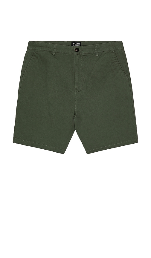 Stuart Washed Shorts in Dark Green. - size 34 (also in 30, 32, 33, 36)