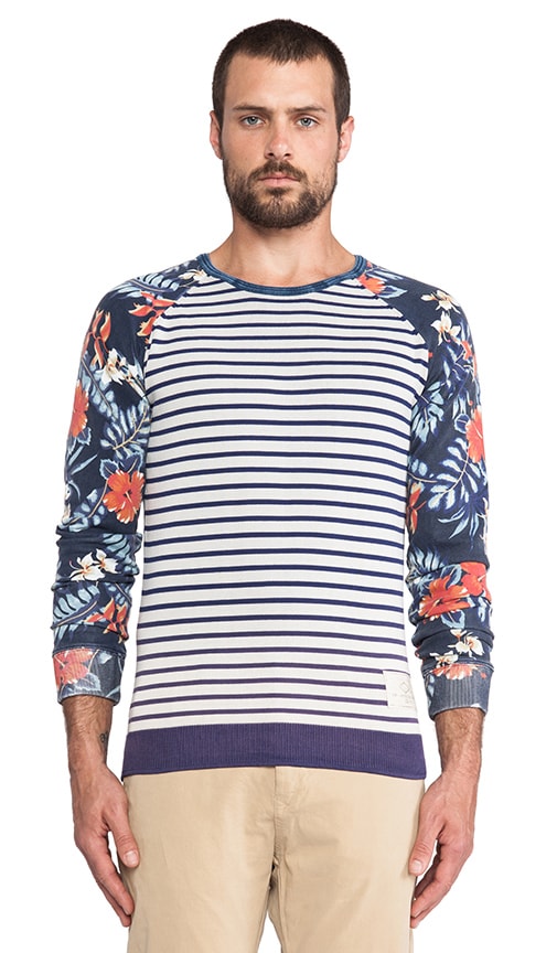 Crewneck Pullover w/ Felpa Sleeve