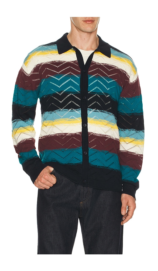 Scotch & Soda Open Structure Knitted Cardigan