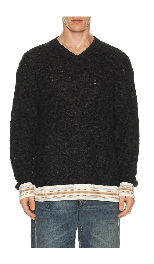 Scotch & Soda V Neck Cable Loose Fit Pullover