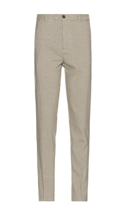 Shop Scotch & Soda Irving Classic Chino Pant In Antra Off White Mini Check