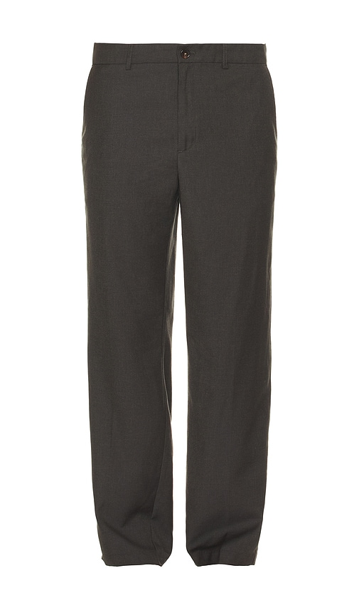 Shop Scotch & Soda Relaxed Straight Fit Twill Chino In Charcoal