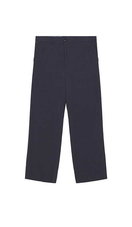 Scotch & Soda Yarn-dyed Baggy Pants In Blue