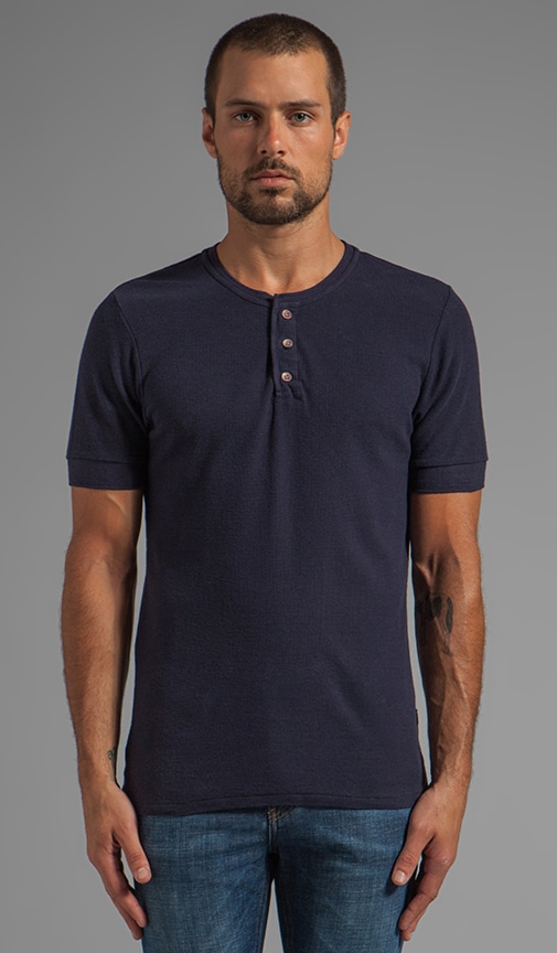 Short Sleeve Home Alone Henley