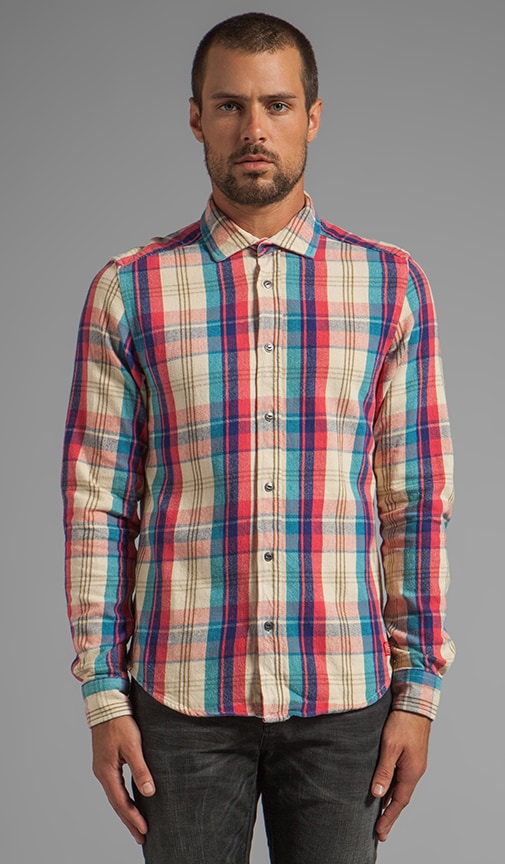 Long Sleeve Dress Flannel Shirt