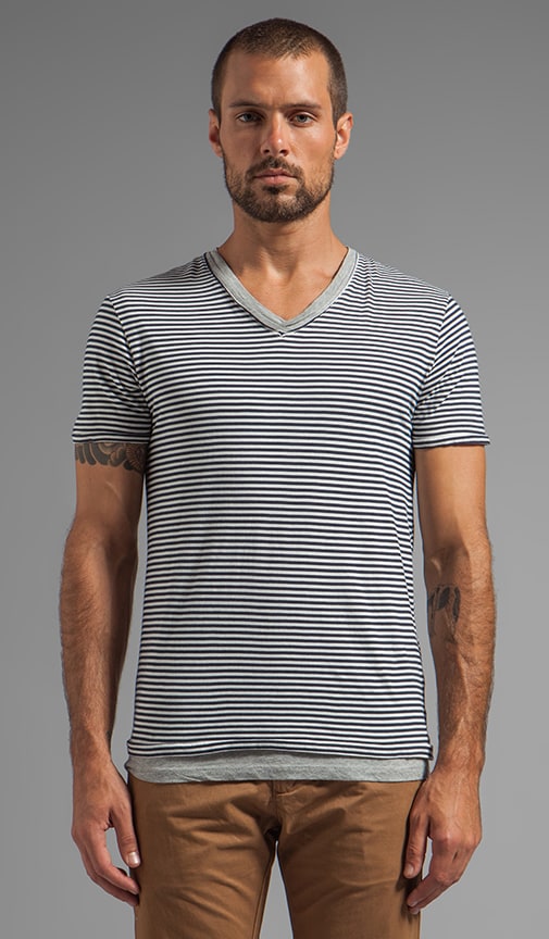 Basic Double Layer V-Neck