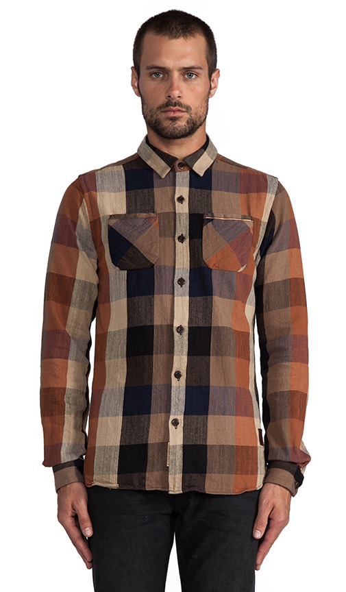 Flannel Block Check Shirt