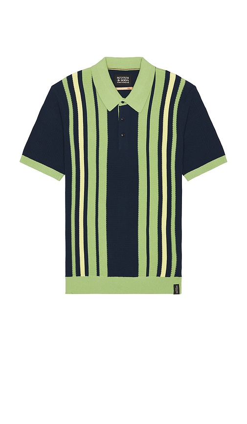Structured Polo in Navy. - size L (also in M, S, XL/1X) - Scotch & Soda - Modalova