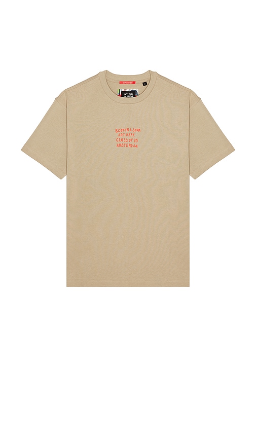 Artwork T-Shirt in Brown. - size S (also in L, M, XL/1X)