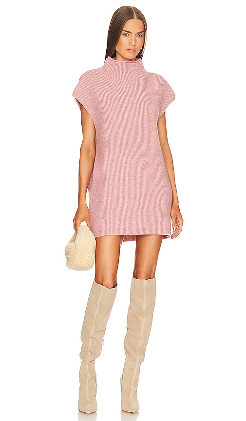 Stitches & Stripes Celine Tunic Dress In Dusty Rose