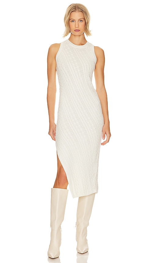 Stitches & Stripes Liv Bias Dress In White
