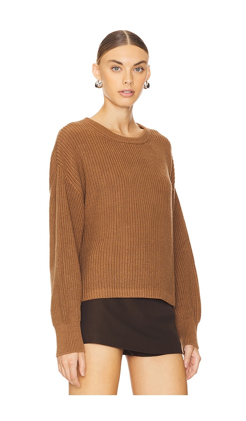 Shop Stitches & Stripes Andy Crewneck Pullover In Saddle