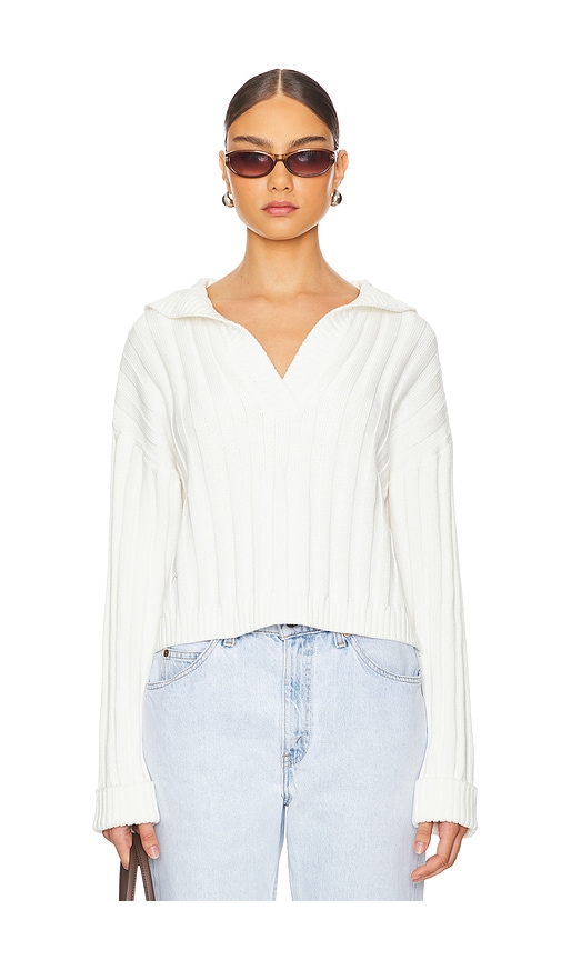 Shop Stitches & Stripes Heath Pullover In Chalk