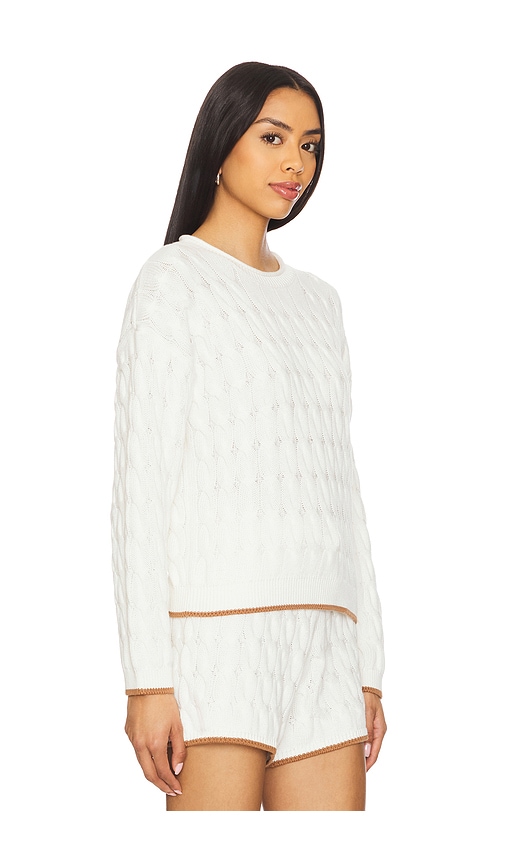  Stitches & Stripes Cardigan Elmont In White. Größe Xs. Also In M. 