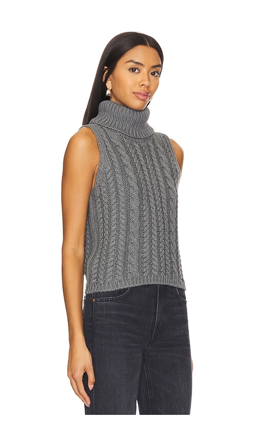 Shop Stitches & Stripes Lotte Turtleneck Trank In Graphite