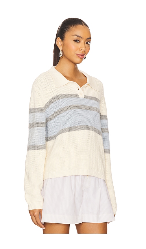 Stitches & Stripes Stanford Polo In Gray